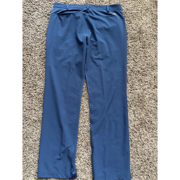 Adidas Men’s 34x 32 Blue Active Wear Chino Style Pants. Great Pair - Picture 1 of 11